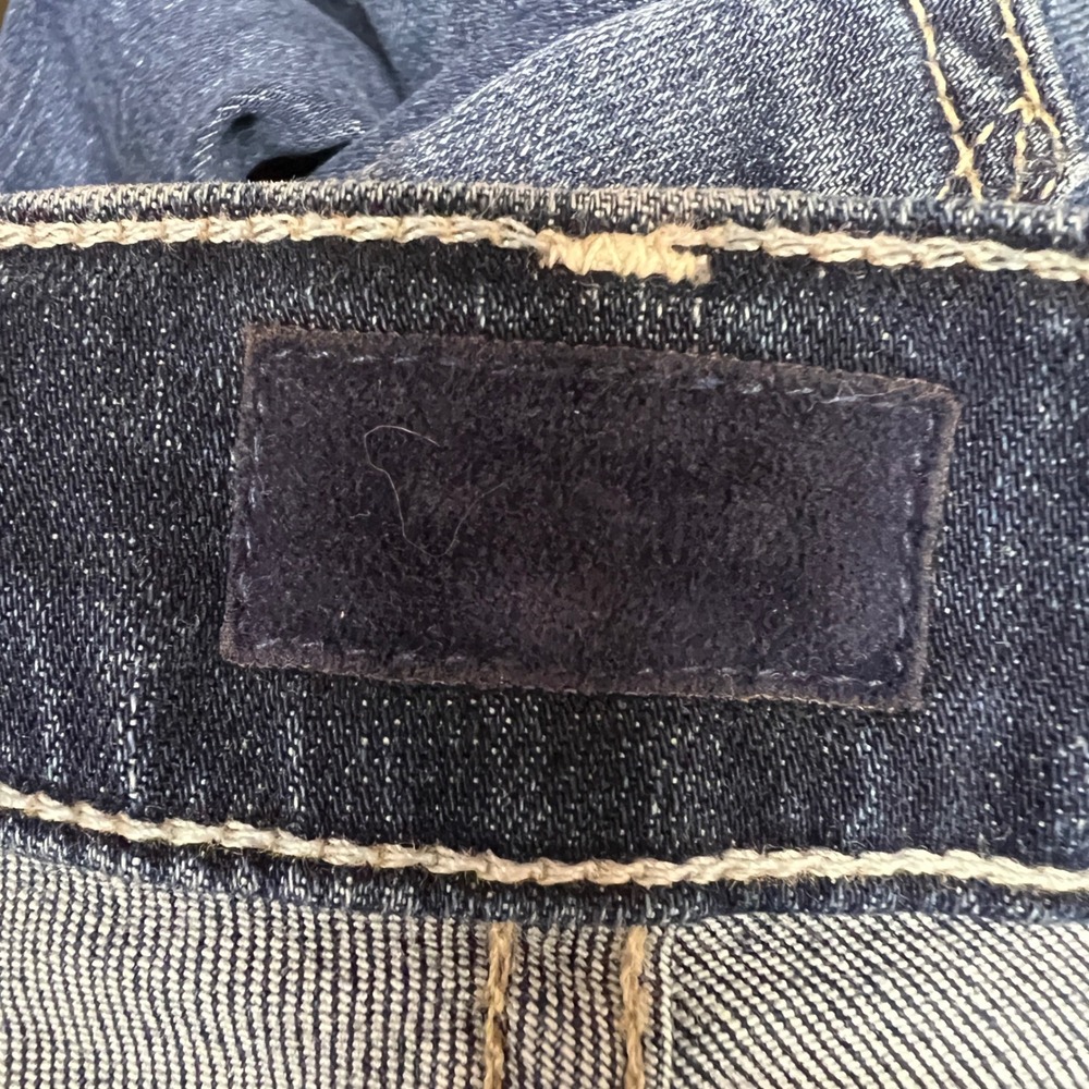 Mother The Mid Rise Dazzler Ankle Jeans On The Edge Dark Blue 1696-104 Size 26 - Picture 13 of 13